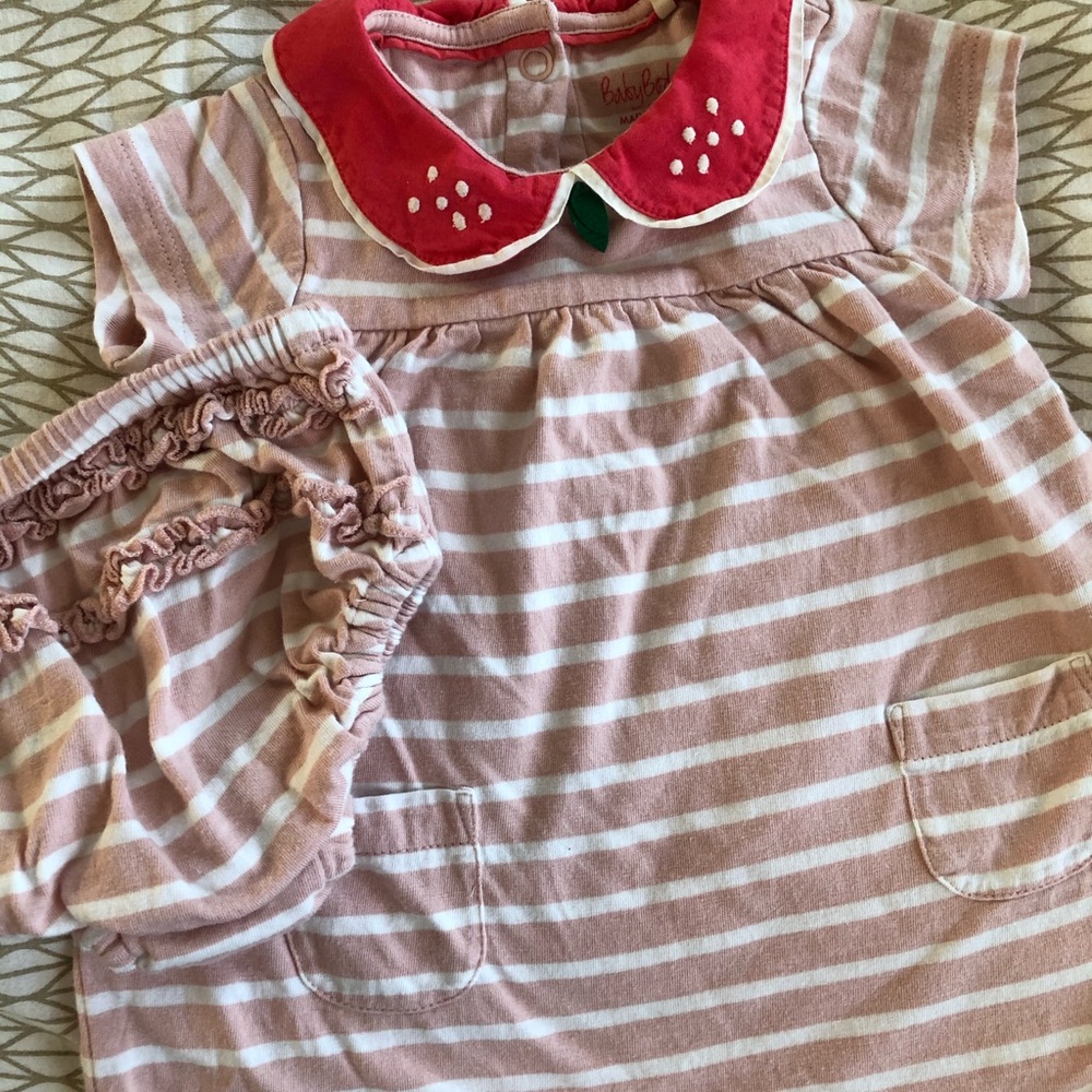 Baby Boden “Watermelon” Dress 3-6 mo